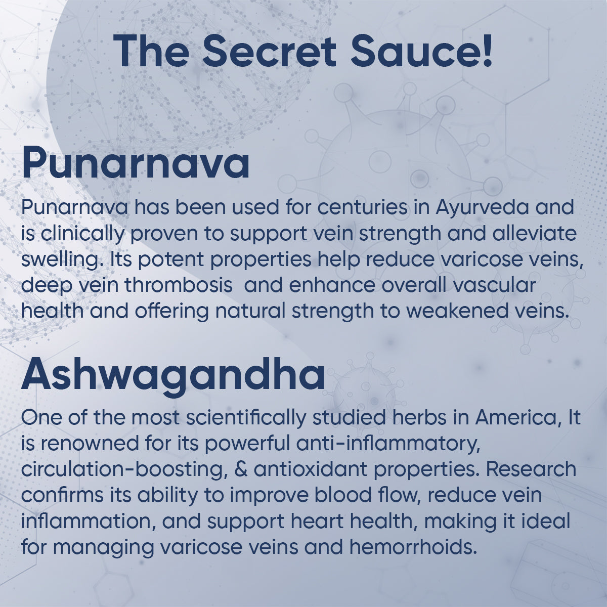 Penikosete, America's 1st Punarnava Supplement For Varicose Veins Support & Blood Circulation.